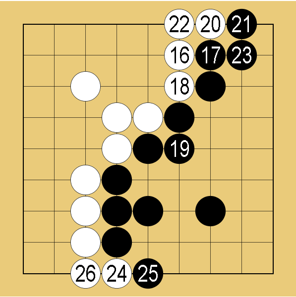 ９路盤の棋譜