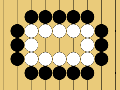 先手必勝の図