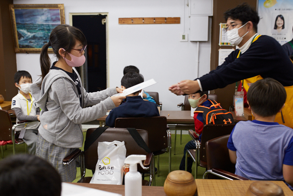 子ども囲碁大会の表彰式③