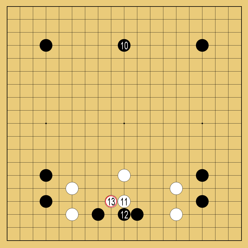 置碁・ハサミに手抜き⑮