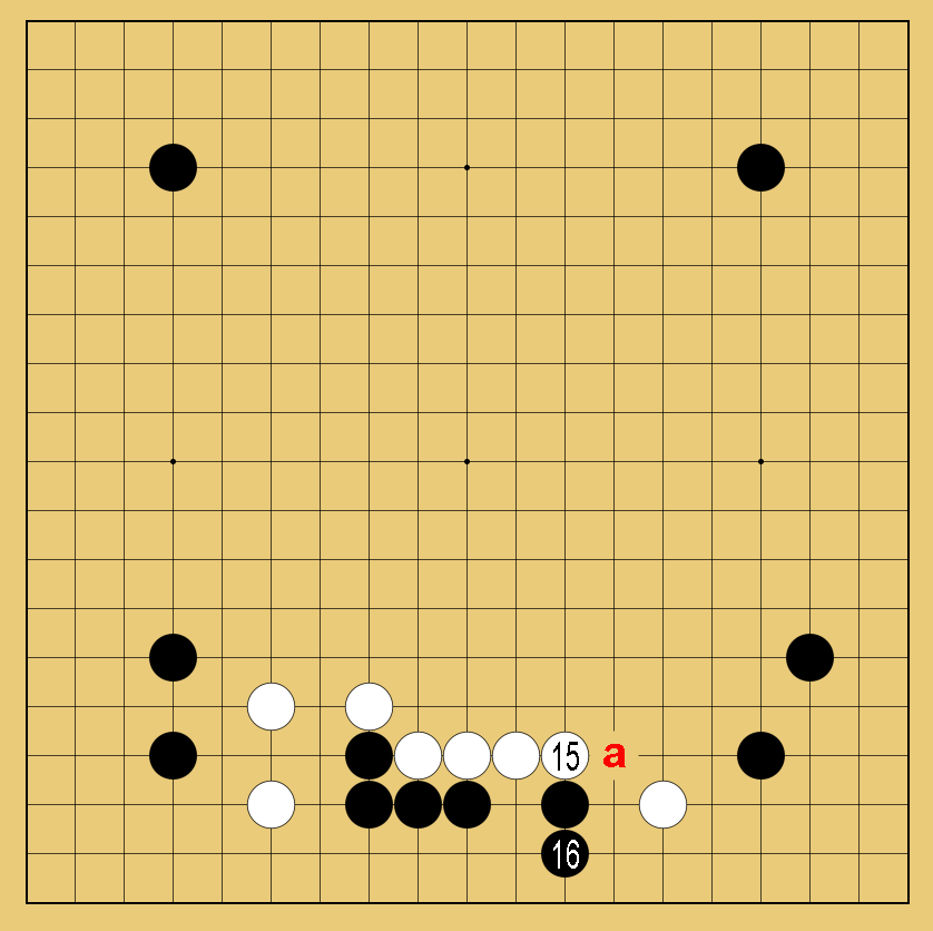 置碁・ハサミに手抜き⑩